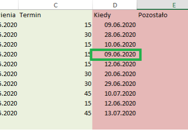 Excel szkolenia formatowanie warunkowe