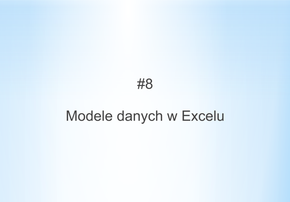 Modele danych w Excelu